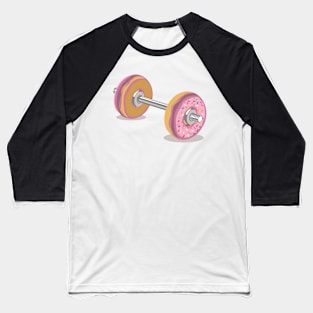 Donut Barbell Baseball T-Shirt